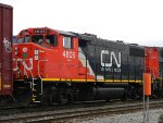 CN 4805 being towed by A447